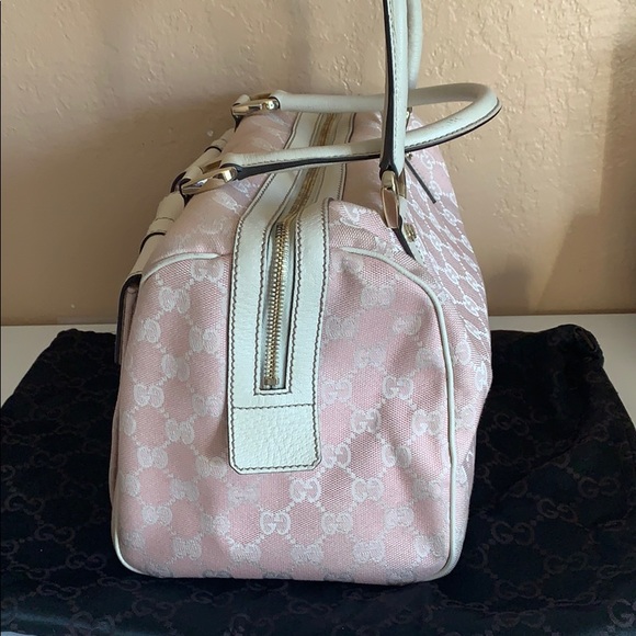 Used authentic Gucci hobo top handle bowling bag - Picture 4 of 16